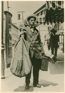 with his cello, © Roy Export Company Establishment